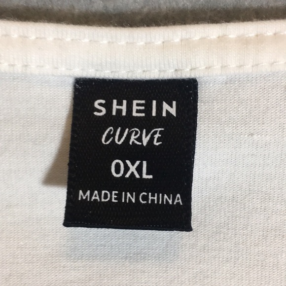 SHEIN CURVE Cruise Vaca Boxy Fit Spring/Summer Oversized Relaxed Fit Crop Style - Picture 14 of 16